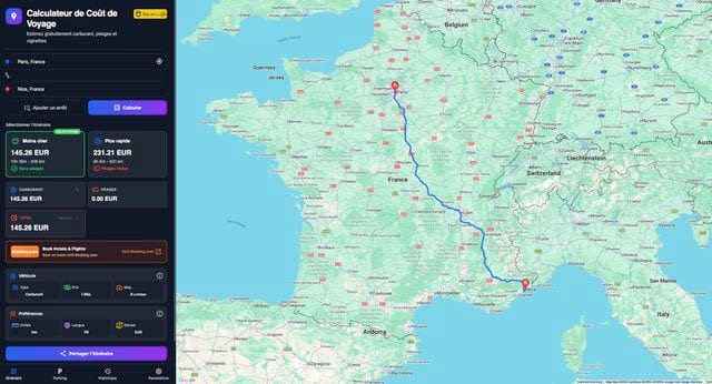 Calculez le coût réel de votre trajet en voiture avec TripCostCalc.comCalculez le coût réel de votre trajet en voiture avec TripCostCalc.com