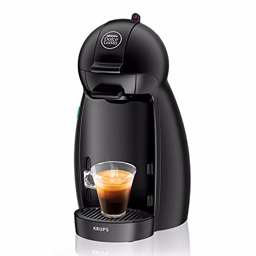 Krups KP1000 - Nestlé Dolce Gusto Piccolo Cafetière Piccolo, pression 15 bar, noir mat